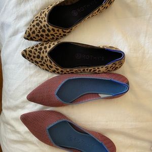 Rothy's Deal 2 pairs for the price of 1- barely worn.
